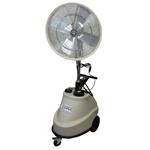 Self Contained Portable Misting Fan, 24",1000PSI mist