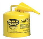 5 Gallon Metal Safety Can - Yellow Diesel w/Spout