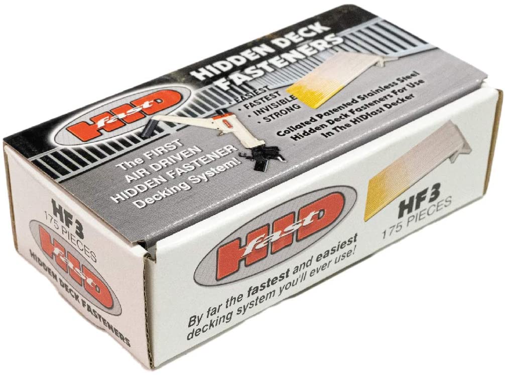 2-3/4" T&G HIDFast Fastener Box (175ct.), Stainless
