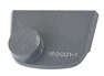 30G, Single Button, Grey (Medium Concrete)