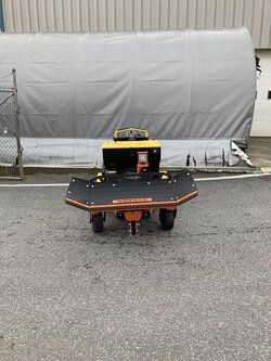 52' Stand On Snow Plow Machine with Calcuim Spreader 4