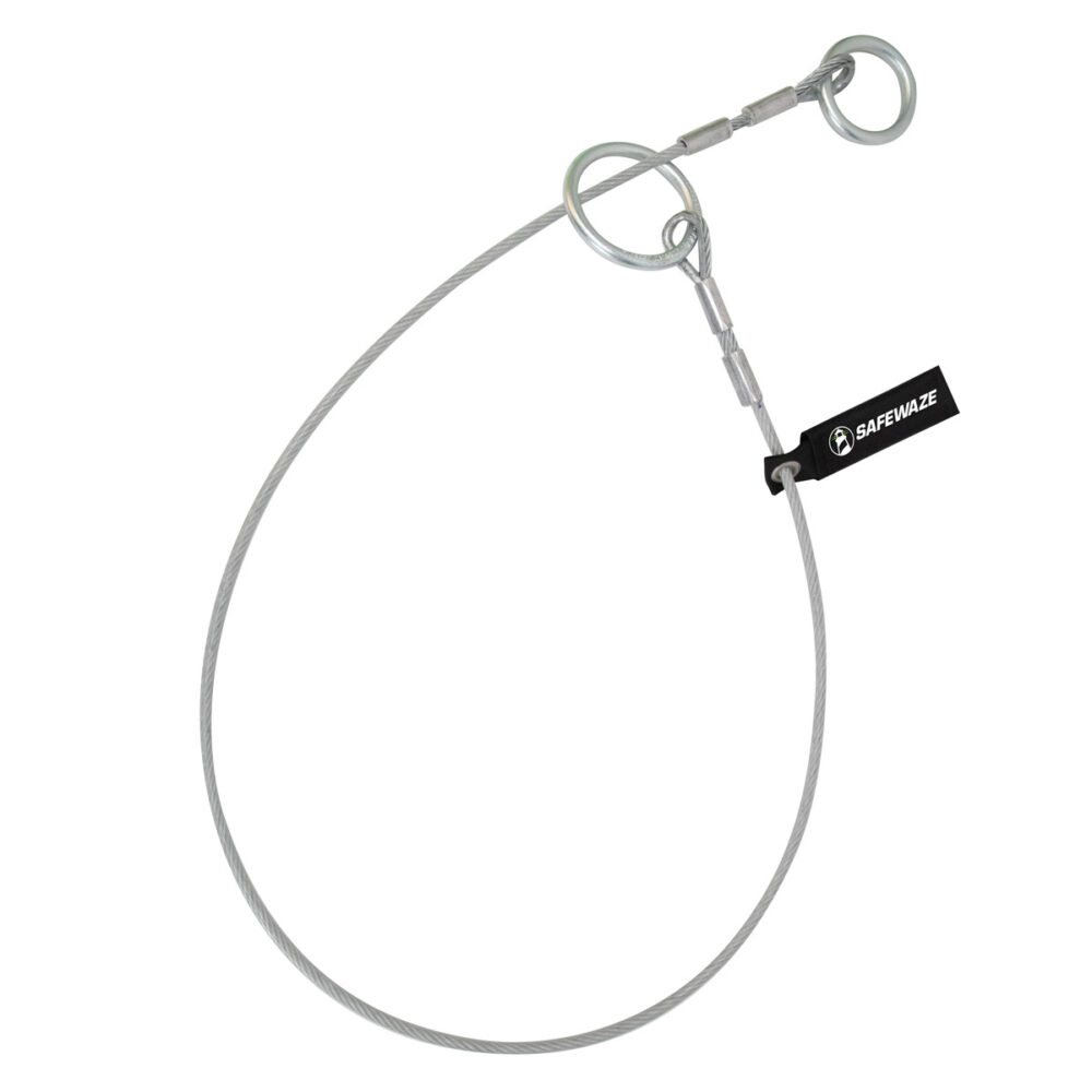 6' Coated Cable Cross-Arm Strap with Pass Through O-Rings