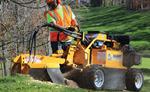 .Bandit 2250XP stump grinder 44 HP Diesel 4x4 w/ grade blade