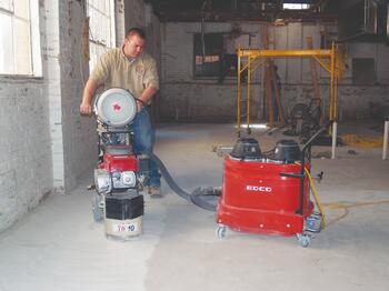 Concrete Vacuum Rental For Grinding and Scarifying 1