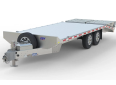 Eby 20 Foot Aluminum Equipment Deckover Trailer. 10,000 GVWR