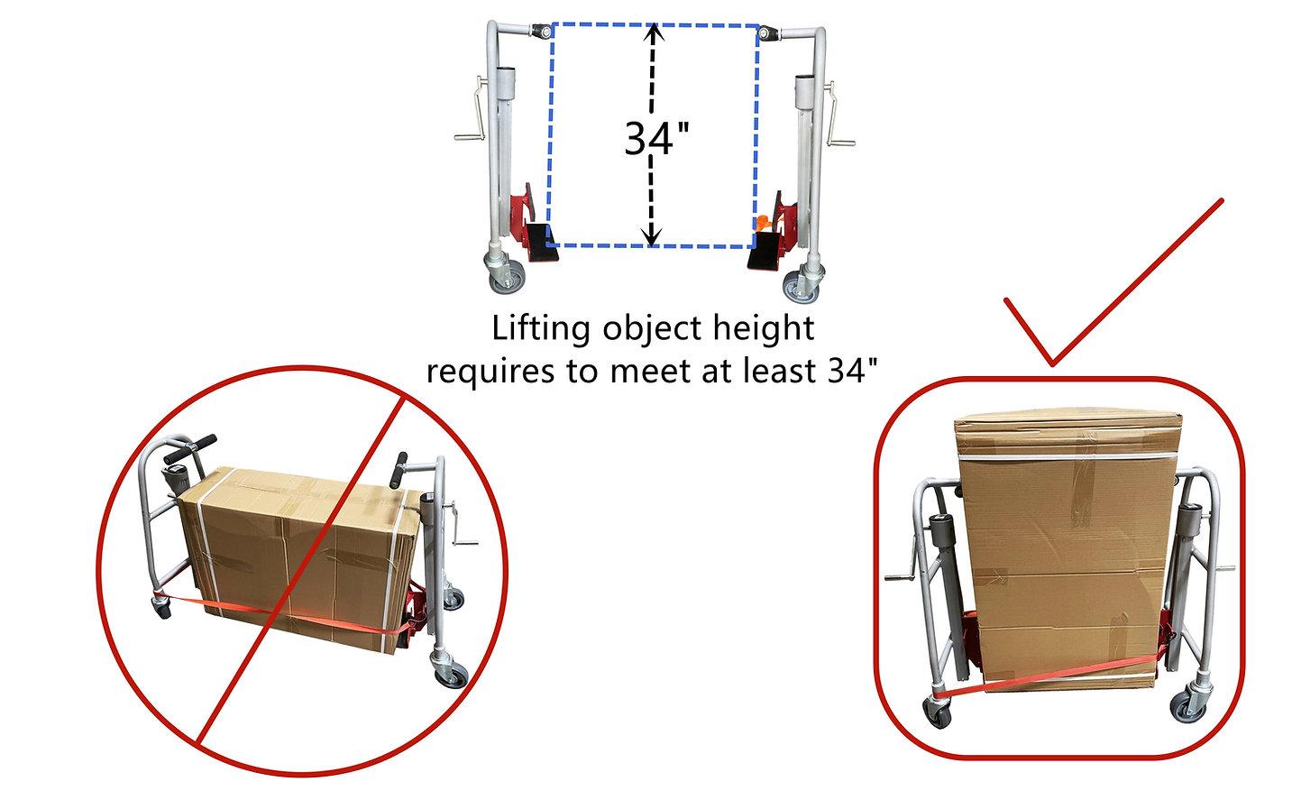 Lift-N-Move Cabinet Dolly with Load Binder 4