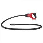 Rent a Concrete Vibrator, Milwaukee Battery Powered, 8' shaft, 1" Head