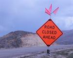 Rent a Road Closed Ahead Sign 48"
