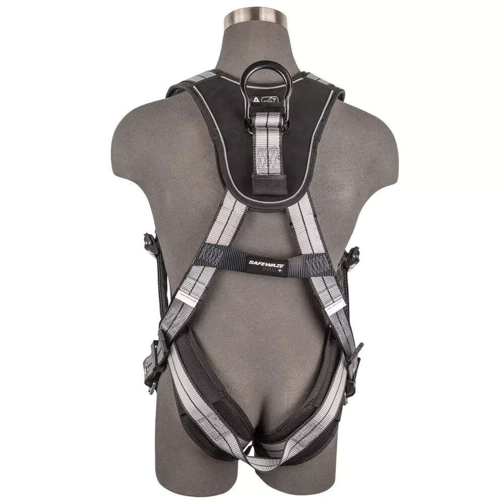 Safewaze PRO+ Slate Harness:(XL) , Alum. Hardware 2