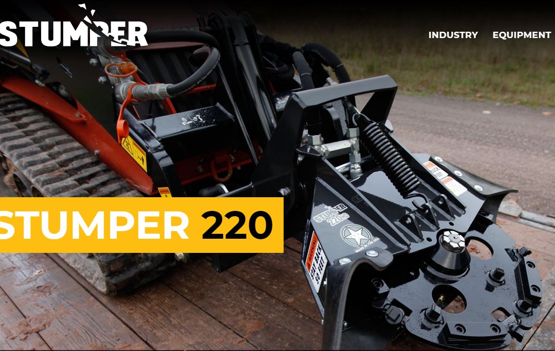 Stump Remover For Stand On Loader 3