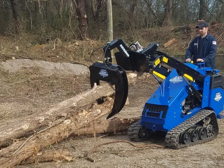 Tree Grapple Attachment Rental, for Stand On Skidl 2