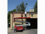 MEC 30' Scissors Lift. All Terrain, Auto-Level