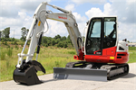 Rent a Takeuchi Excavator Digger 6 Ton w/ Hydraulic Thumb