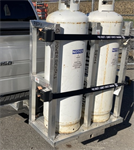 2 Propane Tank Vehicle Carrier, for 100LB Propane Tanks