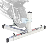 Motorcycle Chock Mount, for use with trailer rental