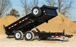 Rent a Dump Trailer, 6x12, 6,900 lb capacity. Equipment Trailer