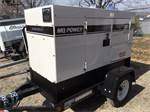 Generator Rental, 15KW (15,000 W) Single Phase, 20KW (25KVA) Three Phase Towable