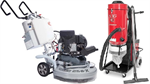 Concrete Grinder/Polisher Package, (Vac/Trailer)