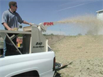 Rent a Straw Blower, Skid Mounted