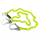 Xtreme Dual Leg Stretch Lanyard w/ (2) Rebar Hooks