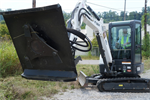 42^ Excavator Mount Ditch Mower. Excavator Optional