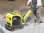 Paver Mat Rental for a 5,625 Lb. Reversible Plate